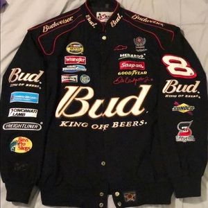 Men’s Dale Jr Budweiser 8 racing jacket